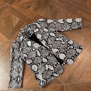 NYC Black and White Patterned Jacket